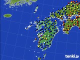 九州地方のアメダス実況(日照時間)(2017年07月06日)