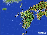 九州地方のアメダス実況(気温)(2017年07月06日)