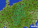 長野県のアメダス実況(日照時間)(2017年07月07日)