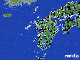 九州地方のアメダス実況(日照時間)(2017年07月08日)