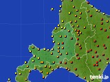 道央のアメダス実況(気温)(2017年07月08日)