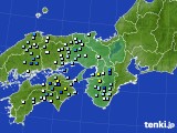 近畿地方のアメダス実況(降水量)(2017年07月09日)