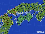 2017年07月09日の四国地方のアメダス(日照時間)