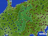 長野県のアメダス実況(日照時間)(2017年07月09日)