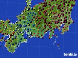 2017年07月10日の東海地方のアメダス(日照時間)