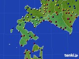 2017年07月10日の道南のアメダス(日照時間)