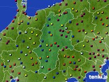長野県のアメダス実況(日照時間)(2017年07月11日)