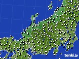 2017年07月11日の北陸地方のアメダス(風向・風速)