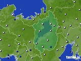 滋賀県のアメダス実況(風向・風速)(2017年07月11日)