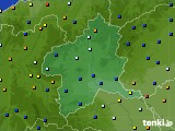 群馬県のアメダス実況(日照時間)(2017年07月12日)