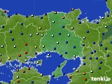 2017年07月12日の兵庫県のアメダス(日照時間)