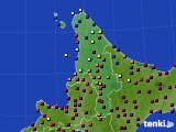 2017年07月14日の道北のアメダス(日照時間)