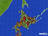 2017年07月14日の北海道地方のアメダス(気温)