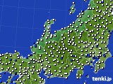 2017年07月14日の北陸地方のアメダス(風向・風速)