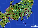 関東・甲信地方のアメダス実況(日照時間)(2017年07月15日)