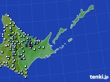 道東のアメダス実況(降水量)(2017年07月16日)