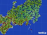 関東・甲信地方のアメダス実況(日照時間)(2017年07月16日)