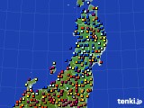 2017年07月17日の東北地方のアメダス(日照時間)