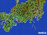 2017年07月17日の東海地方のアメダス(日照時間)