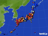 アメダス実況(日照時間)(2017年07月17日)