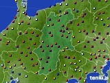 2017年07月17日の長野県のアメダス(日照時間)