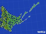 道東のアメダス実況(日照時間)(2017年07月17日)