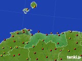 2017年07月17日の鳥取県のアメダス(気温)