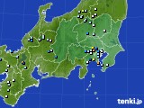 関東・甲信地方のアメダス実況(降水量)(2017年07月18日)