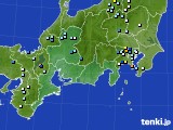 東海地方のアメダス実況(降水量)(2017年07月18日)