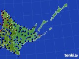2017年07月18日の道東のアメダス(日照時間)