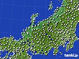 2017年07月18日の北陸地方のアメダス(風向・風速)
