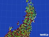 2017年07月19日の東北地方のアメダス(日照時間)