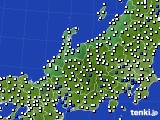2017年07月19日の北陸地方のアメダス(風向・風速)