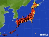 アメダス実況(気温)(2017年07月21日)