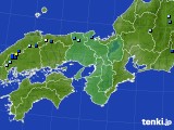 近畿地方のアメダス実況(降水量)(2017年07月22日)