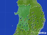 2017年07月22日の秋田県のアメダス(降水量)
