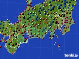 2017年07月22日の東海地方のアメダス(日照時間)