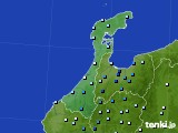 石川県のアメダス実況(降水量)(2017年07月23日)