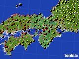 近畿地方のアメダス実況(気温)(2017年07月23日)