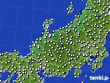 北陸地方のアメダス実況(風向・風速)(2017年07月23日)