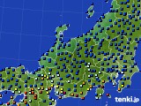 北陸地方のアメダス実況(日照時間)(2017年07月24日)