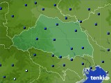 埼玉県のアメダス実況(日照時間)(2017年07月24日)