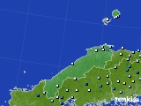 2017年07月25日の島根県のアメダス(降水量)