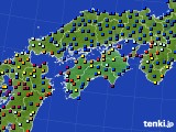 2017年07月25日の四国地方のアメダス(日照時間)