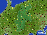 長野県のアメダス実況(気温)(2017年07月25日)