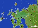 佐賀県のアメダス実況(気温)(2017年07月25日)