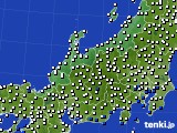 2017年07月25日の北陸地方のアメダス(風向・風速)