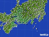 2017年07月26日の東海地方のアメダス(風向・風速)