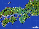 近畿地方のアメダス実況(日照時間)(2017年07月27日)