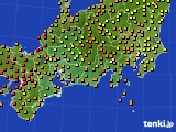 東海地方のアメダス実況(気温)(2017年07月27日)
